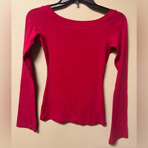 Bebe Logo Pink Long Sleeve Small - Picture 3 of 3